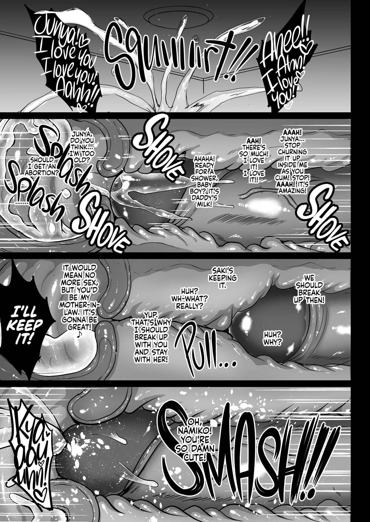 Hentai Manga Comic-Mother and Daughter NTR Diary 2; Trained and Knocked Up-Read-31